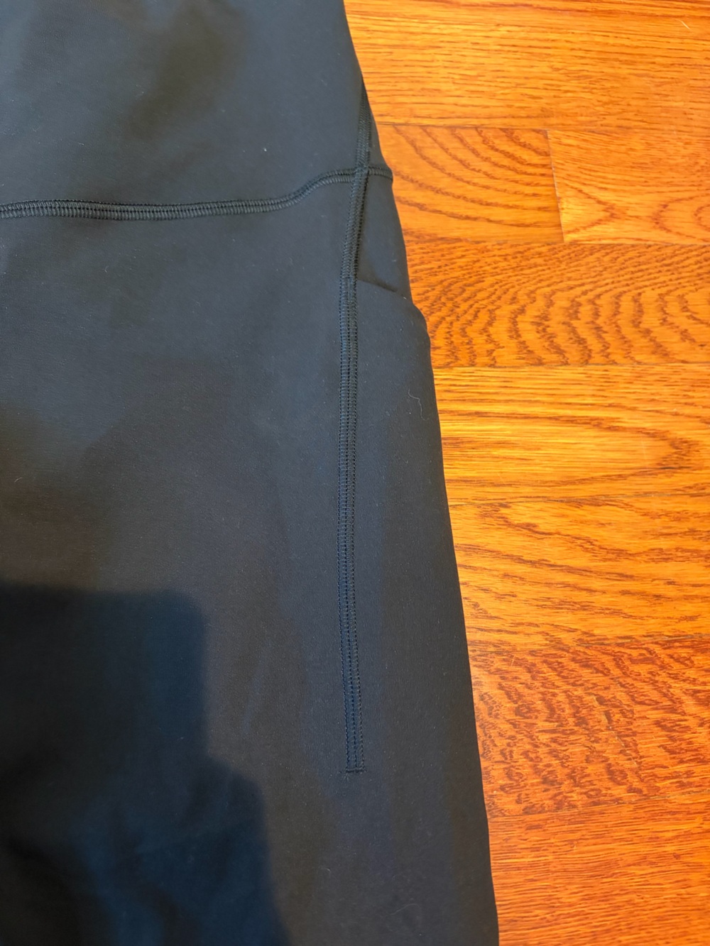 lululemon black Fast and Free with pockets size 8 - Picture 5 of 8
